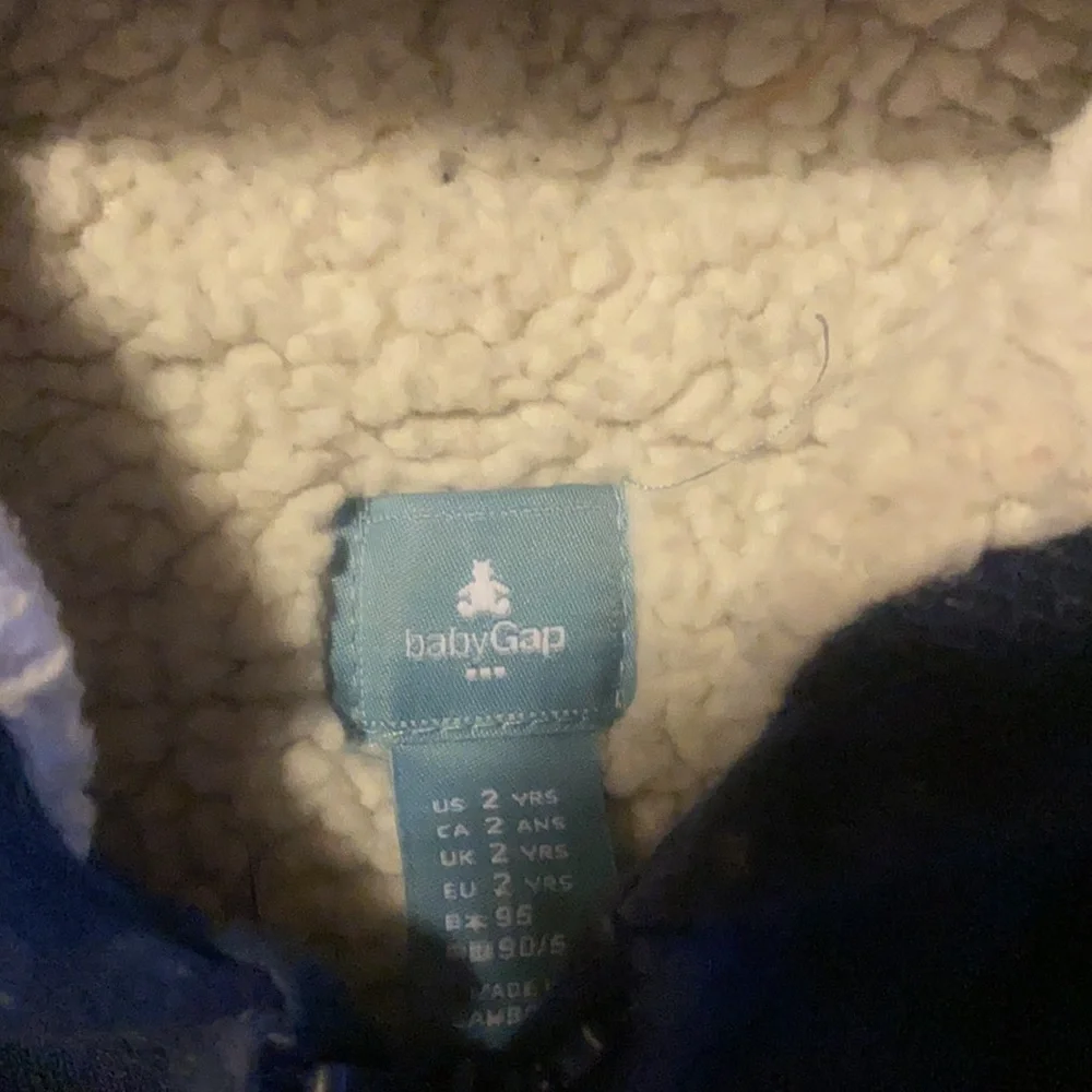 2t Gap hooded sweatshirt with Gap logo, fleece lined but no fleece on sleeve